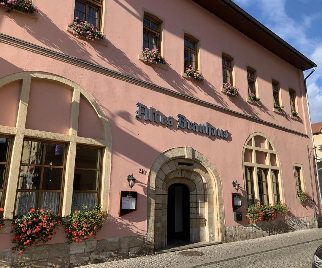 Altes Brauhaus Hotel Weißenfels Eksteriør billede